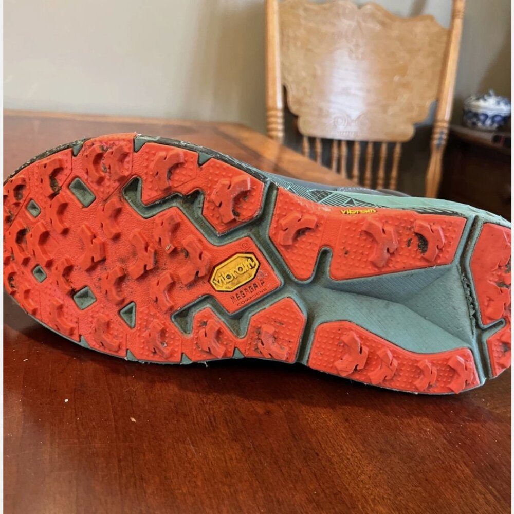 Hoka Speedgoat Mid 2 WP Stormy Weather Waterproof Hiking Sneakers Mens Size 9.5 - Picture 2 of 10